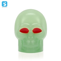 Car skull tire luminous valve cap